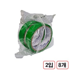 칼라 마스킹테이프 녹색 25mm*10m (2입) 8개