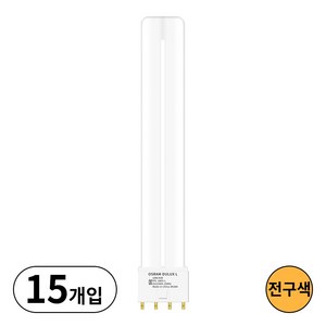 오스람 FPL 형광등 DULUX L 18W 전구색, 15개