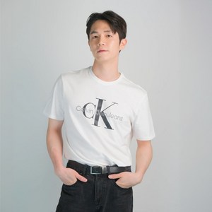 캘빈클라인 S/S 남녀공용 모노그램 크루넥 티셔츠 DC813