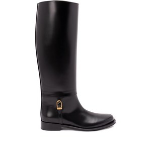 생로랑 줄리아 버클 디테일 레더 부츠, Europe 41(KR 280), 블랙계열