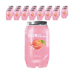 브이톡 핑크복숭아에이드 350ml 24페트, 24개