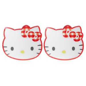 Bantang 산리오 캐릭터 얼굴 모양 도마, 30 x 26.3c..., 헬로키티 레드, 2개