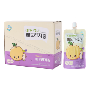 프레시밸리 어린이 배도라지즙, 100ml, 10개
