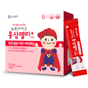 유유제약 뉴트리키즈 홍삼젤리 어린이 영양제
