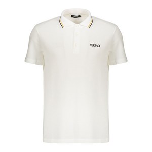 베르사체 반소매 폴로 셔츠, 화이트계열, Standard XXL(KR 115)