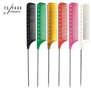 Y.S.PARK 와이에스박112 초정밀 철꼬리빗 225mm 6가지색상, 1개, 화이트