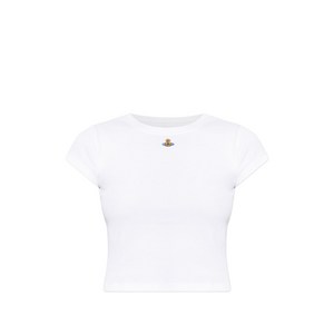 비비안웨스트우드 페루 구체 모티프 크롭 탑, 화이트계열, Standard S(KR 55)