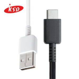 USB C to A 고속 15w PD 60W 충전 케이블 TPE소재 블랙 화이트 1m 2m
