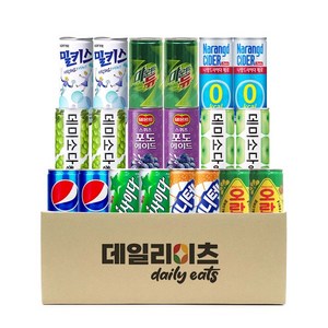 [데일리이츠] 탄산 캔음료 10종 20캔 A세트 (190ml~250ml), 1세트, 190ml