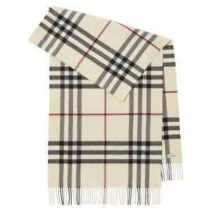 버버리 체크 패턴 캐시미어 스카프