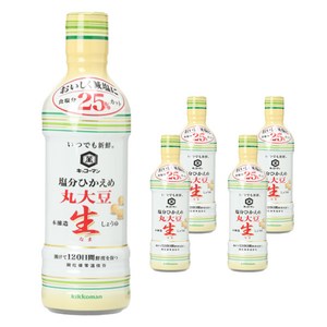 기꼬만 저염 콩 생 간장, 450ml, 5개