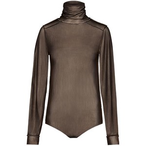 메종 마르지엘라 시스루 긴소매 저지 보디스