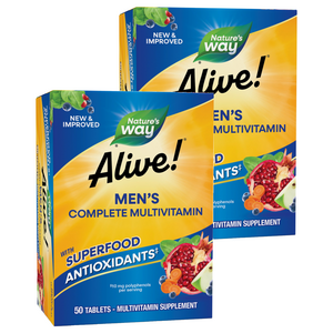 네이쳐스웨이 얼라이브! 맨 에너지 멀티-비타민 멀티-미네랄 타블렛, 50정, 2개