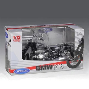 오토바이 모형 다이캐스트 WELLY 1:12 BMW R18 2020 스트리트 레이싱, 2)With etail box, 없음, 없음