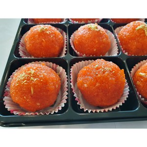 Motichoo Laddu sweet Balls India Food / 러두 . 라두 인도 음식, 550g, 1개