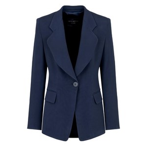 엠포리오아르마니 노치드 라펠 싱글 버튼 재킷