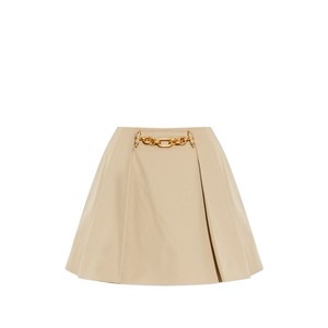 발망 체인 장식 A라인 스커트, 베이지계열, France 36(KR 55)