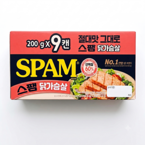 스팸 닭가슴살, 200g, 9개