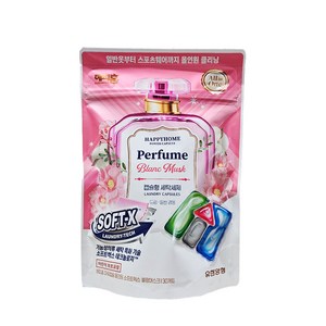 해피홈 파워캡슐 올인원 소프트엑스 블랑머스크 세제, 30개입, 1개