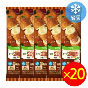 풀무원 모짜렐라 핫도그 80g x 5 x 4, 20개