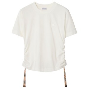 버버리 체크 트리밍 티셔츠, 베이지계열, Mid standard XS(KR 44)