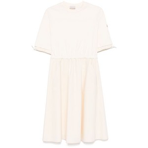 몽클레르 코튼 미디 드레스, 베이지계열, Standard XS(KR 44)