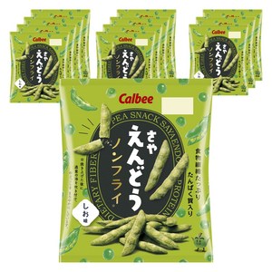 calbee 사야엔도우 소금맛, 61g, 12개