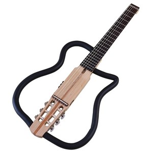 클래식기타 사일런트 6 string 나일론 일렉트릭 19 fret canada 메이플, 39인치