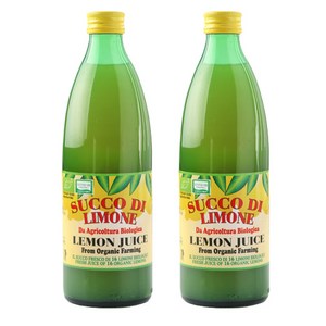 유로푸드 유기농 레몬주스, 500ml, 2개