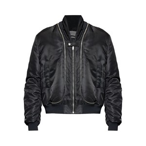 알렉산더맥퀸 더블 지퍼 봄버 재킷, 블랙계열, Italy 48