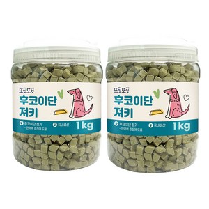 또잇또잇 후코이단 져키 강아지 간식 1kgX2개, 2개, 1kg