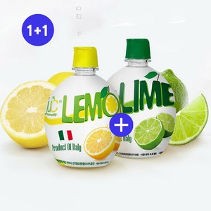 이탈리아 레몬즙 + 라임즙 세트 하이볼용 원액, 200ml, 2개