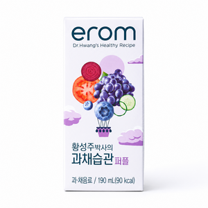 이롬 과채습관 퍼플, 190ml, 16개
