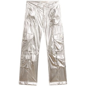 골든 구스 실버 테크니컬 패브릭 카고 팬츠