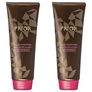 PRIOR 컬러 컨디셔너 230g, 다크 브라운, 2개