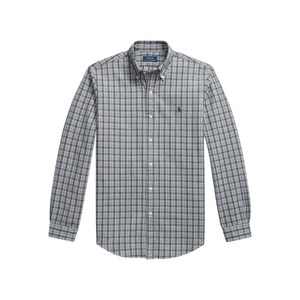 폴로랄프로렌 옥스포드 플레이드 셔츠, 그레이계열+화이트계열, Standard XXL(KR 45.5)