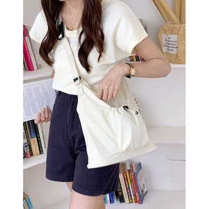 나일론 캐쥬얼 포켓 숄더 크로스백