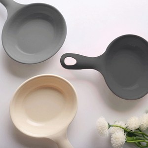 다있어유 5P 다용도 손잡 앞접시 아이 접시, 그레이, 1개