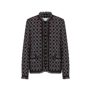 디올 마크로까나쥬 프린지 재킷, 블랙계열, FR 36(KR 44)