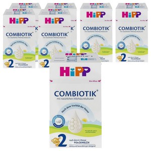 힙 콤비오틱 전분 분유 2단계, 600g, 7개