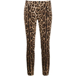 돌체앤가바나 돌체앤가바나 레오파드 프린트 크롭 진, 베이지계열+브라운계열, Italy 46(KR 77)