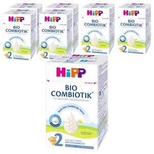 힙 콤비오틱 분유 2단계 무전분, 600g, 7개