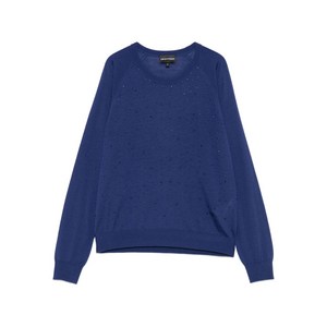 엠포리오아르마니 장식 스웨터, 블루계열, Standard XL(KR 88)