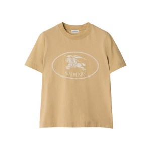 버버리 나이트 프린트 코튼 티셔츠