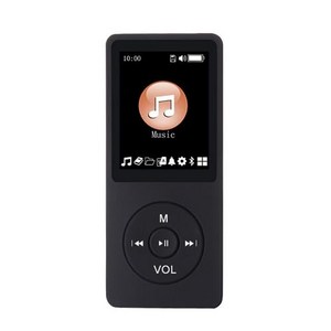 MP3 Bluetooth 5.0 HD eBook MP3 64GB 플레이어 휴대용 음악 플레이어 스피커 내장 비디오 리더 레코더 알람 시계