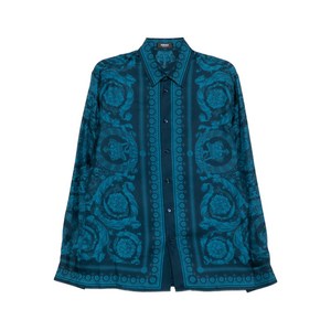 베르사체 바로코 셔츠, 블루계열, Italy 48(KR 39)