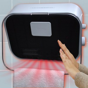 올디렉 벽걸이 전기온풍기 욕실용 온열기 화장실 전기스토브 PTC히터