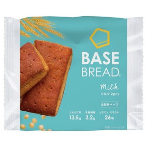베이스푸드 베이스 브레드 밀크 2개입, 93g, 1개
