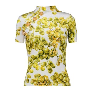 발망 olive-print T-shirt