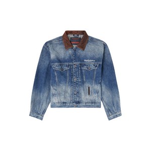 디젤 D-덴버-S1 데님 재킷, 블루계열+브라운계열, Standard L(KR 105)